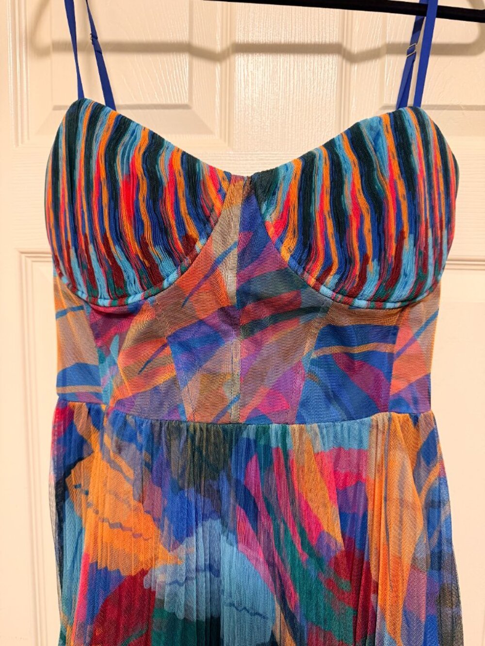 Anthropologie Hutch Pleated Sweetheart Dress - Picture 3 of 6